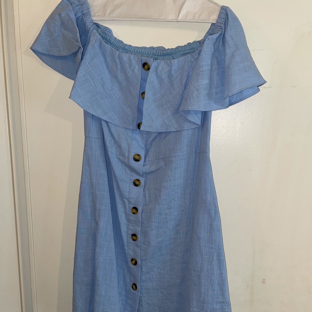 Blue dress